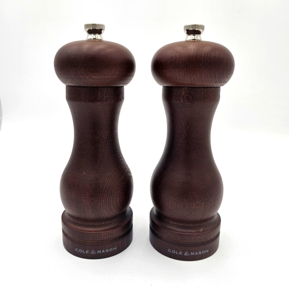 Cole & Mason Coarse Pepper & Salt Grinders Set - Picture 1 of 6